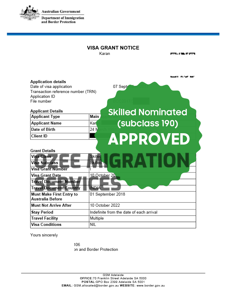 Skilled-Nominated-(Subclass-190)